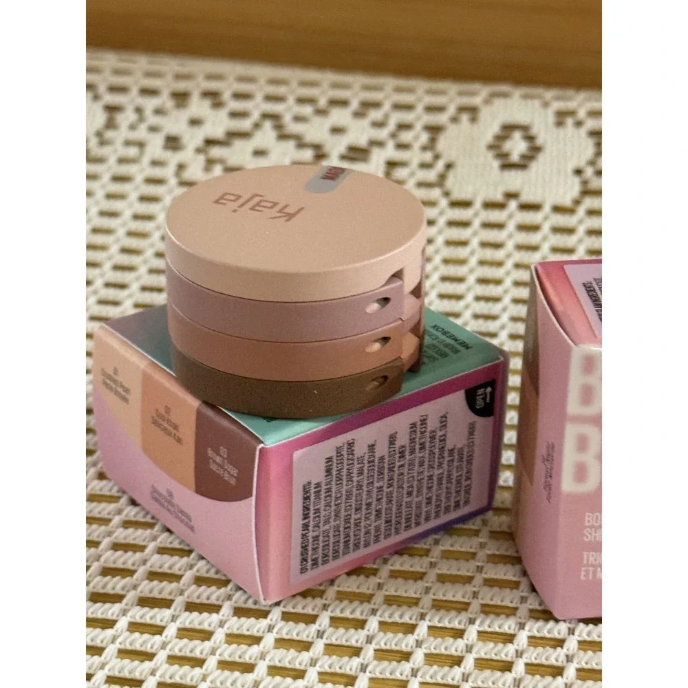 Kaja Beauty Bento Bouncy Eyeshadow Trio - Forest Night, Chocolate Dahlia